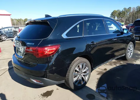 2014 Acura Mdx Technology Package from USA, damaged, VIN 5FRYD3H40EB017288